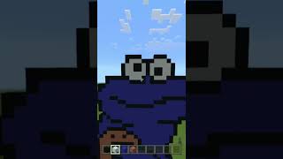 Cookie Monster Minecraft Build