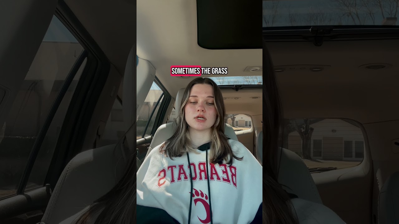 sometimes the grass isn’t greener 