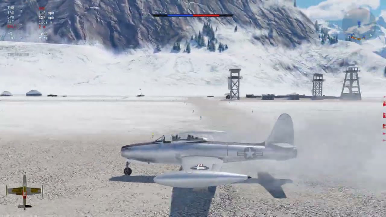 F-84B-26  12 and 0  Alpine Meadows  (AB)