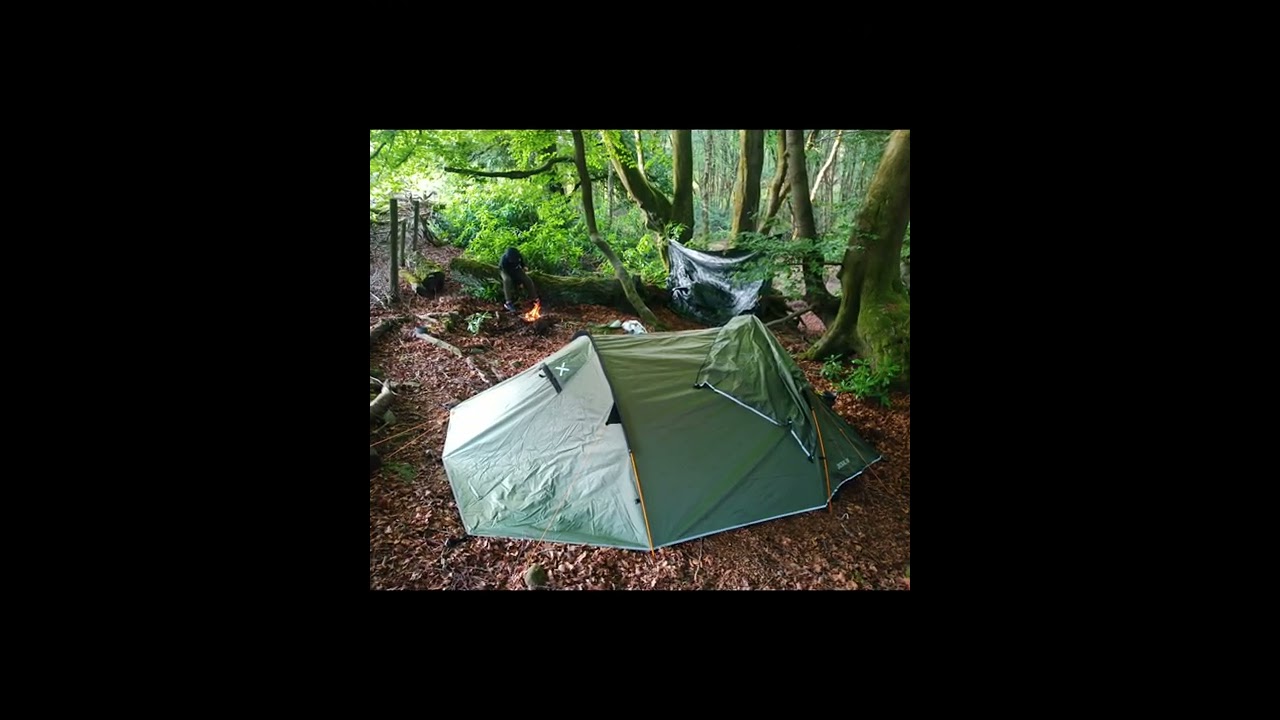 one night wild camping at stocks reservoir