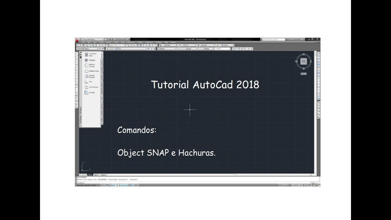 Tutorial AutoCad 2018 Vídeo 3 - Comandos: Object SNAP e Hachuras - YouTube