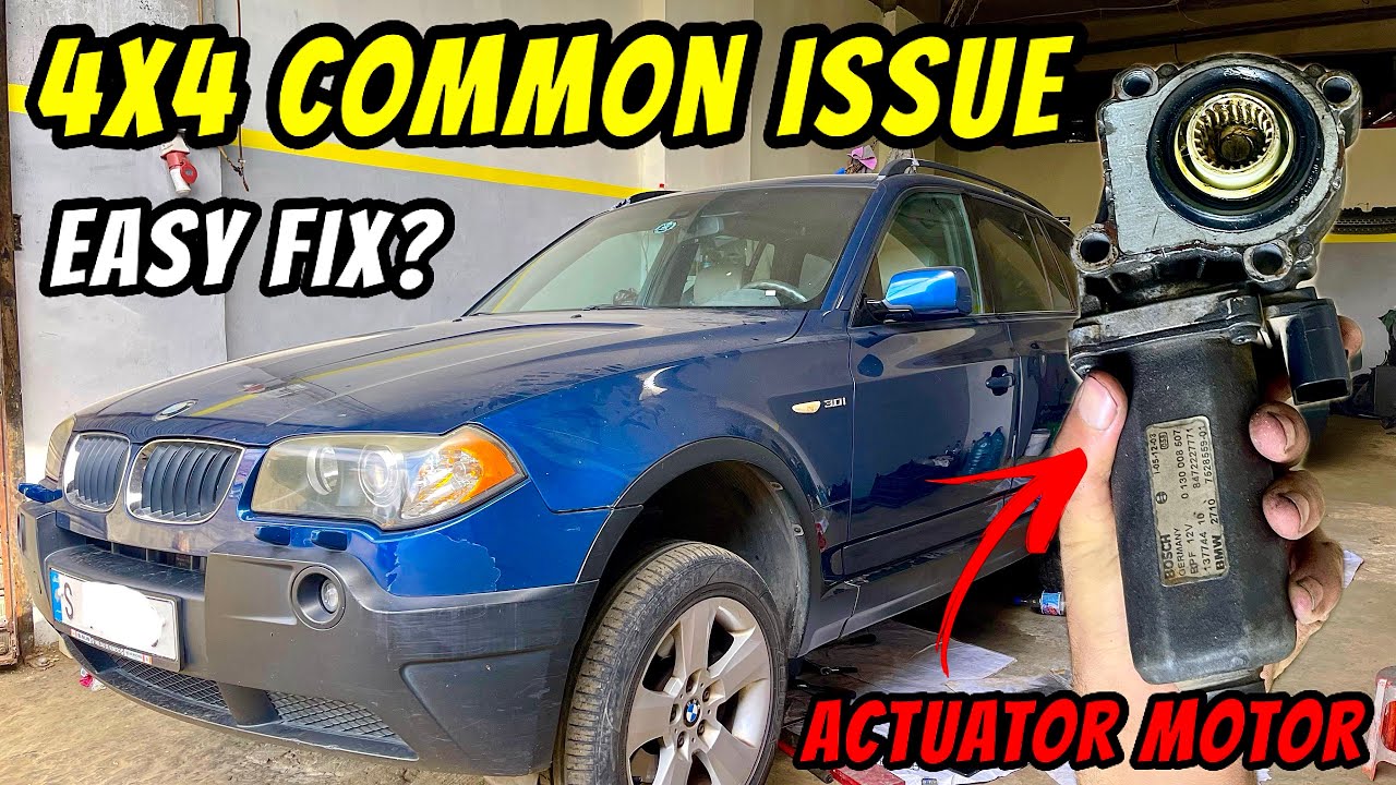 Как починить электродвигатель привода раздаточной коробки BMW X3 X5 X6 (2004–2010)!