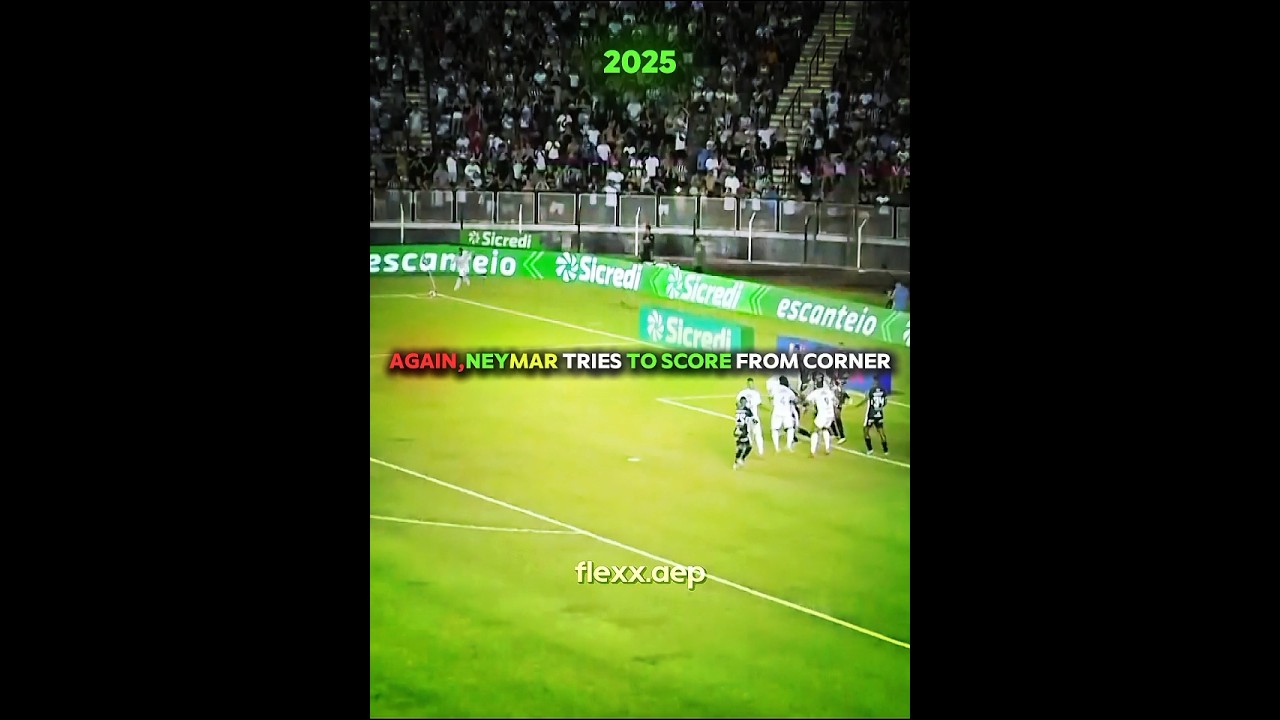 When Neymar Scores From Corner😮‍💨