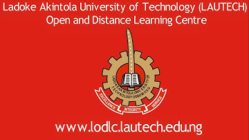 LAUTECH Online Distance Learning