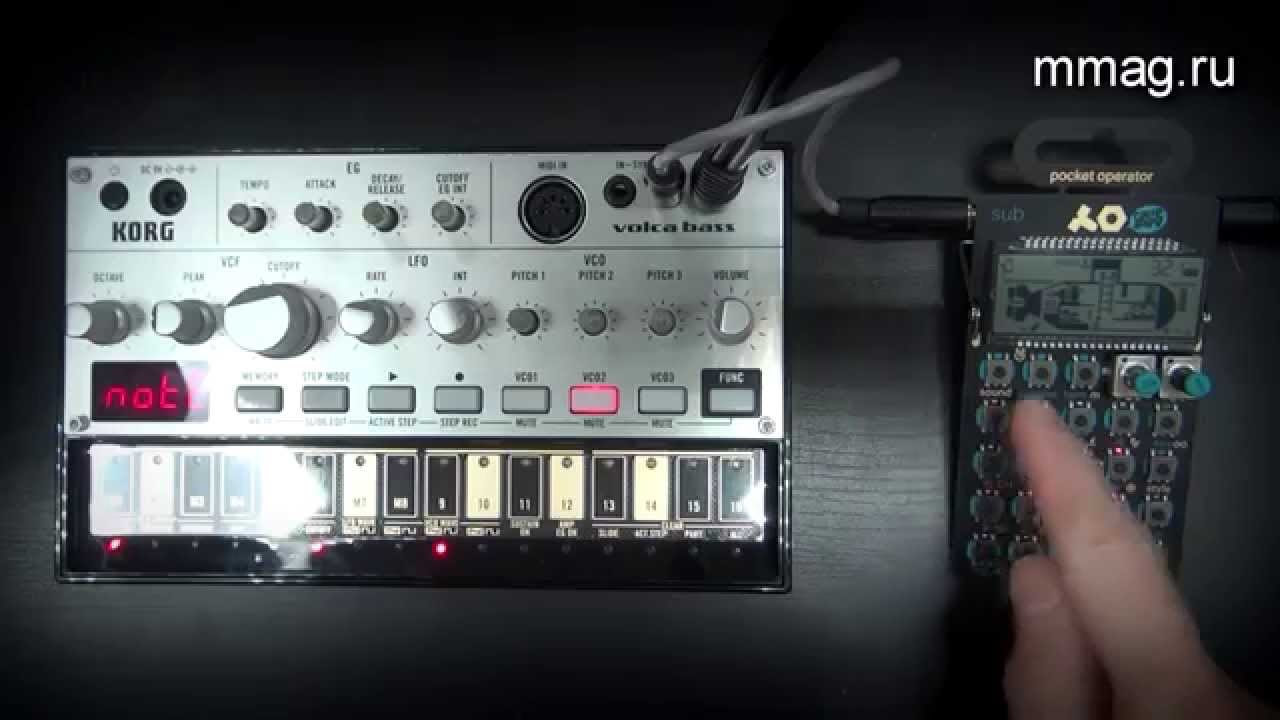 Teenage Engineering PO-14 Sub vs Korg Volca Bass - YouTube