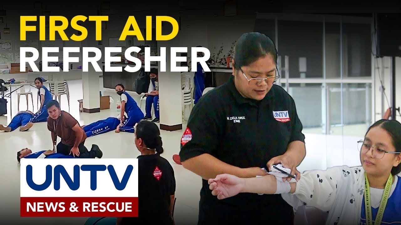 LVCC students sa Apalit campus, sumailalim sa basic first aid training ...