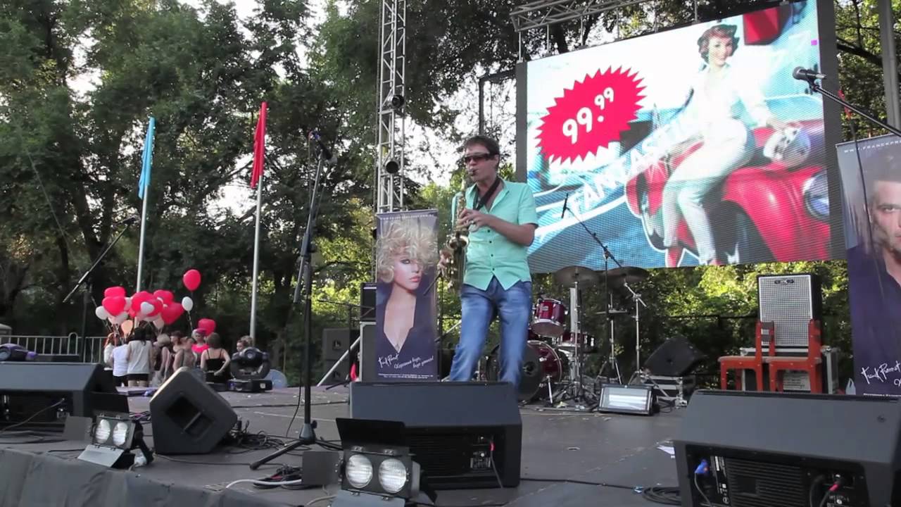 Candy Dulfer - Lily Was Here (Cover) Nik Mateshik Live fest XXI in Almaty 2013.