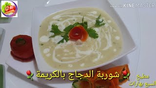 طريقة عمل شوربة الدجاج بالكريمة سهلة و سريعة ولذيذة|شوربات رمضان Creamy Chicken Soup