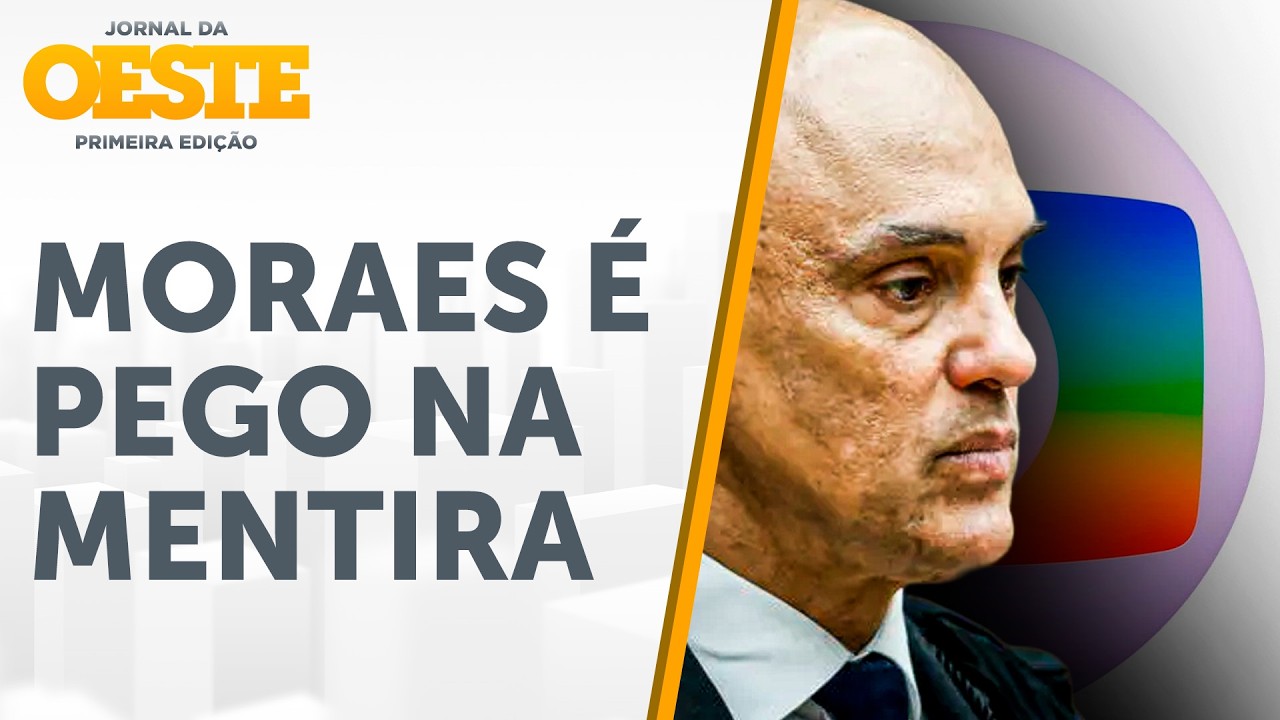 ESCÂNDALO: Globo desmente Moraes sobre mensagens de Vorcaro