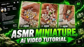 How to make Instagram viral miniature asmr ai video