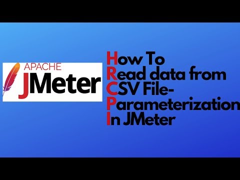 JMeter tutorial 07 - How to read data from CSV File | Parameterization in JMeter