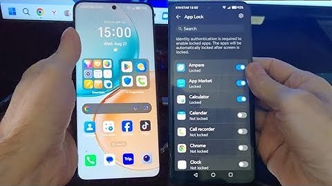 How to lock apps on honor x7d | How to block apps on honor x7d 4g / 5g