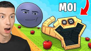 Grandir le PLUS GROS Ver de Terre Hungry Worm dans Roblox..