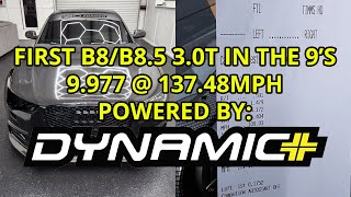 B8/B8.5 Audi 3.0T Supercharged World Record | 9.977 @ 137.5mph | 034Motorsport Dynamic+ Stage 2+ screenshot 2