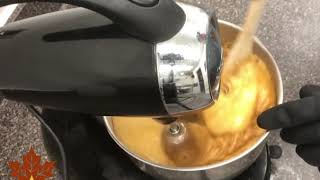 The Process of Making Granulated Maple Sugar