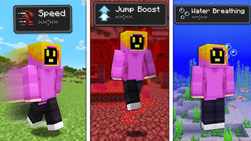 Minecraft Manhunt, But Biomes Give You Different Effects!