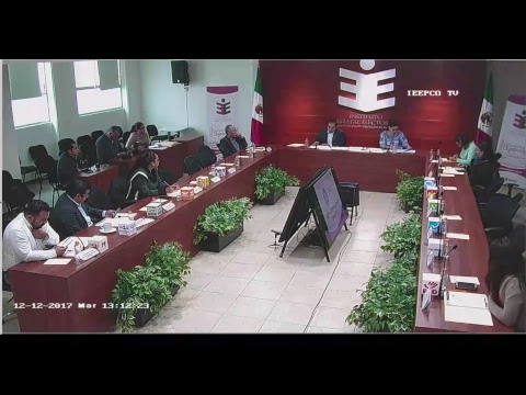 Sesión de Comision de Comunicación del IEEPCO 12 Dic 2017 electoral college votes
