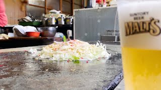 【京都お好み焼き本多】昭和レトロな懐かしさ！【お爺ちゃん・お婆ちゃんが営むお好み焼き屋】ディープな京都!?観光客が来ない穴場!?温かい気持ちになれる貴重なお店