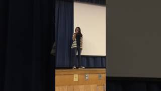 Bianca - Student Council Speech - Secretary - 6th Grade
