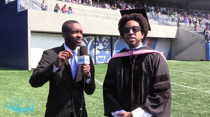 Ludacris Talks With Tyrik Wynn After Receiving An Honorary Degree From Georgia State University