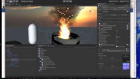 Unity 3d - Heat Distortion Tutorial