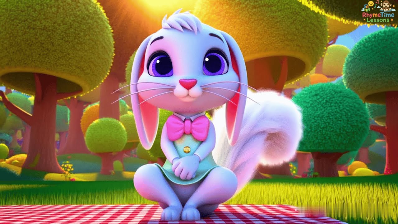 Hello Mr. Bunny Rabbit | Nursery Kids Song | Cute Bunny Dance | #bunny ...
