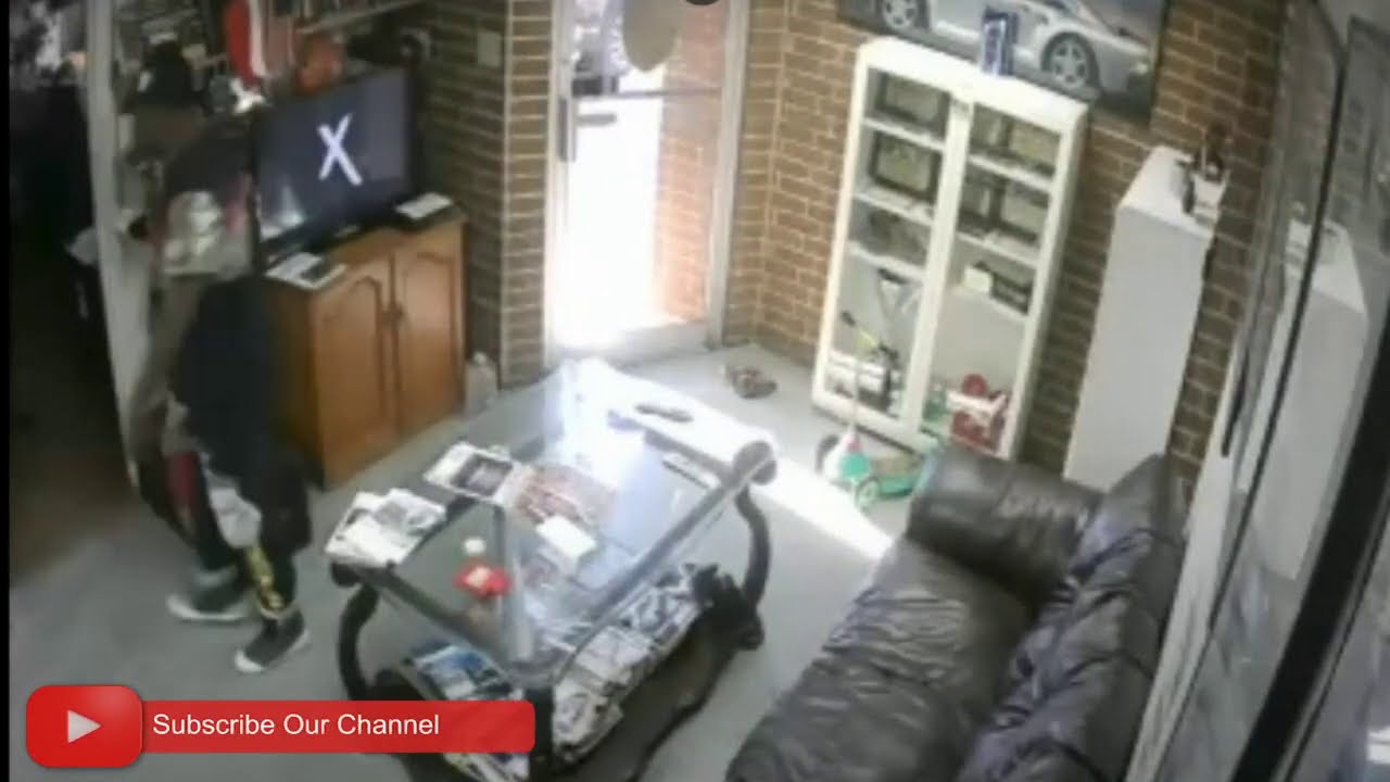 Robbery by force at a car dealership Security camera services YouTube