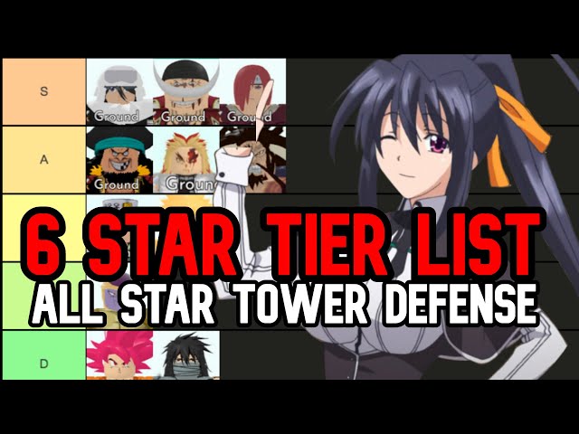 New 6 Star Tier List, All Star Tower Defense