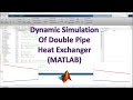 Visualize Temperature Dynamics of a Double Pipe Heat-Exchanger using MATLAB