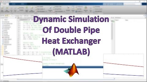 Visualize Temperature Dynamics of a Double Pipe Heat-Exchanger using MATLAB
