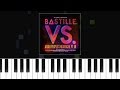 Bastille vs GRADES - "Torn Apart" Piano Tutorial - Chords - How To Play - Cover