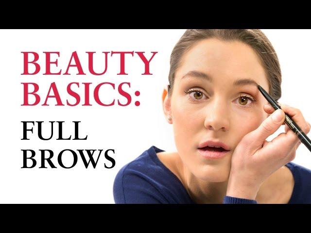 How to Get Full Brows – Allure’s Beauty Basics – A Makeup Tutorial Series class=