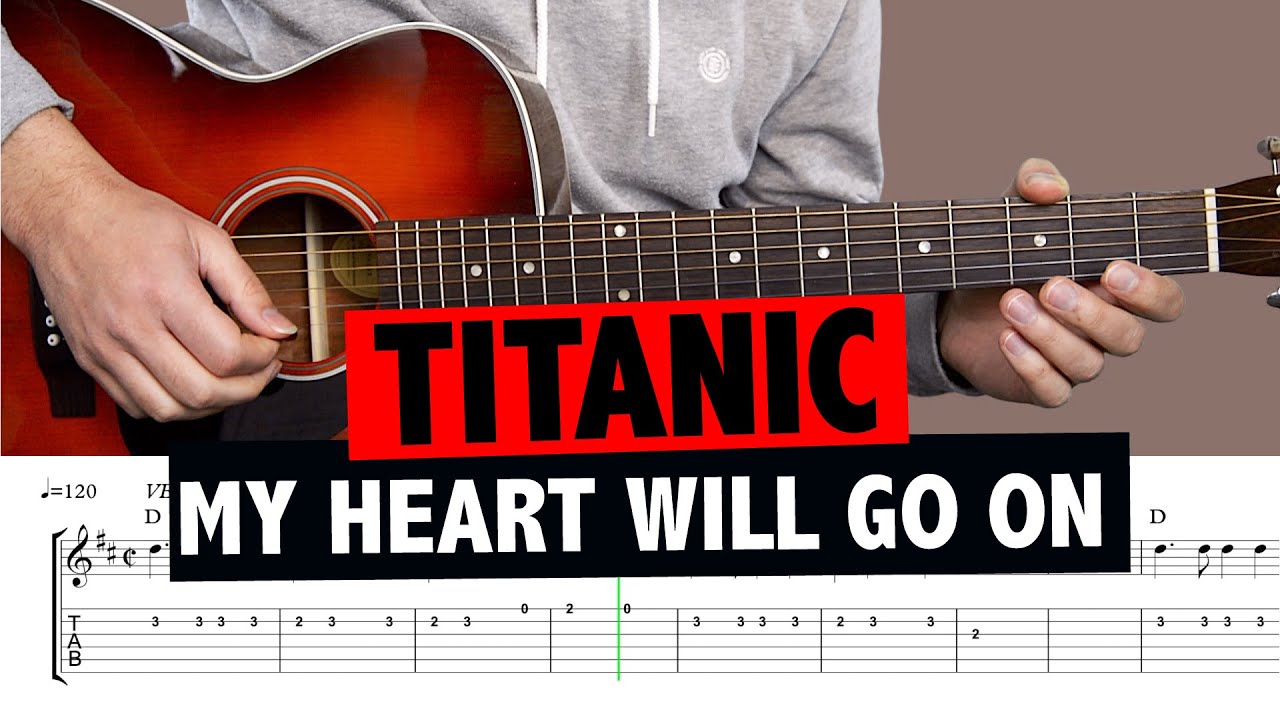 Titanic - My Heart Will Go On // Easy Guitar Tutorial (MELODY) - YouTube