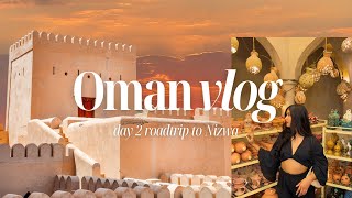 Oman Roadtrip Day 2 | Exploring Nizwa, souk , local food, road trip