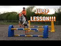 The start of our eventing journey have a jump lesson with me