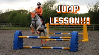 THE START OF OUR EVENTING JOURNEY!!! Have a jump lesson with me