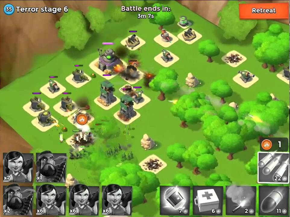 Boom Beach Dr. Terror Volcano Stage 6 [06-21-14] (HQ 12)
