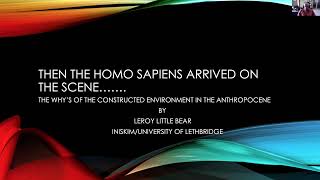 V21 Plenary Session: Leroy Little Bear