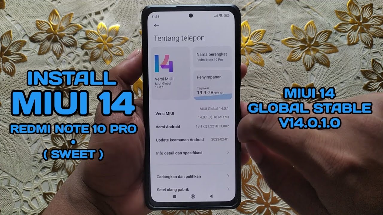 HOW TO INSTALL MIUI 14 GLOBAL STABLE ON REDMI NOTE 10 PRO VIA TWRP ...