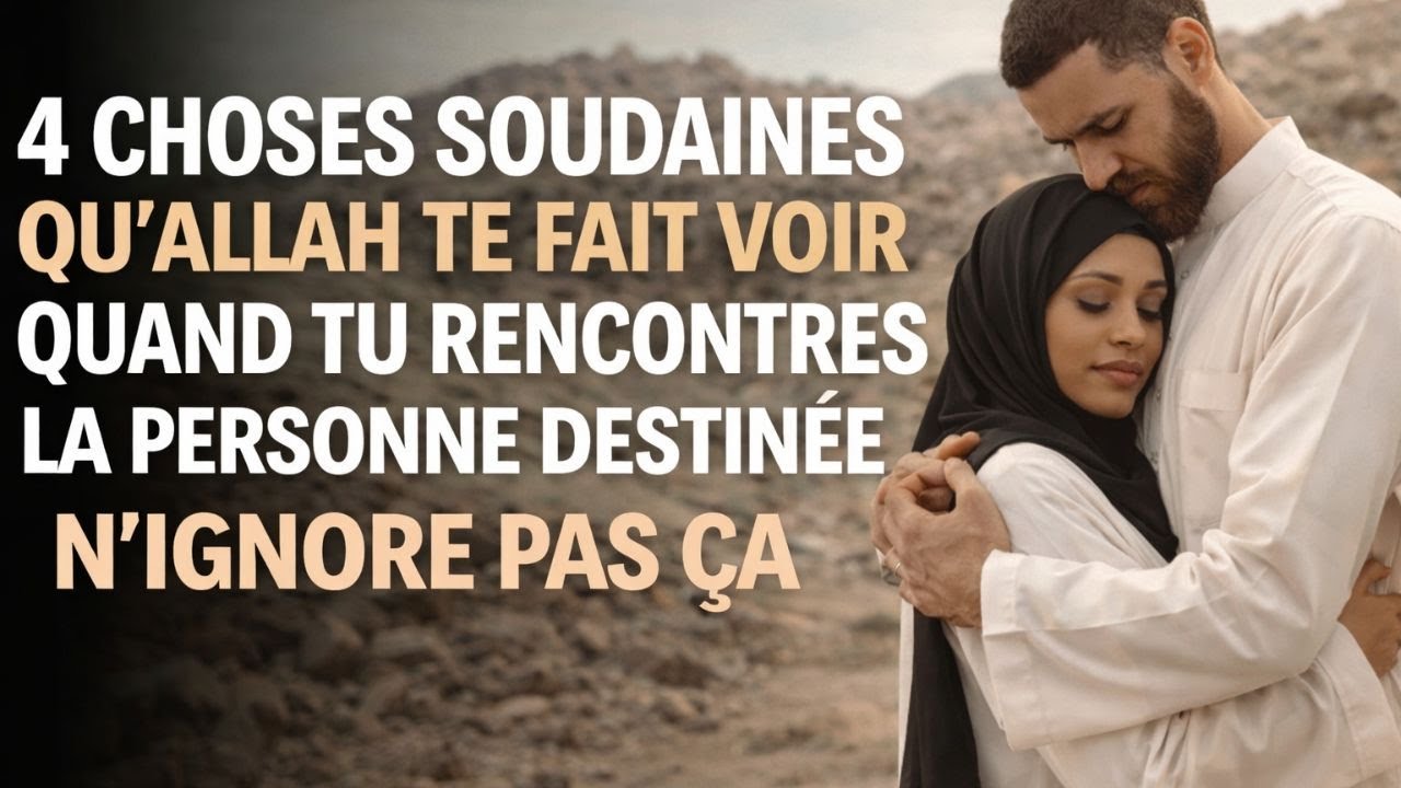 Quand vous rencontrez l’âme soeur envoyée et approuvée par Allah : 4 signes soudains