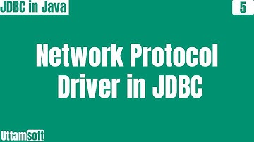 JDBC | Types of JDBC Drivers in Java | Network protocol driver in jdbc | Type -3 driver | hindi
