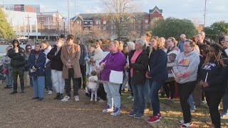 Friends, family hold vigil for missing woman Sabrina Heinz