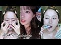 ASMR Makeup &amp; Skincare tutorial 🎀 Satisfying Videos ♡ Aesthetic ✨️