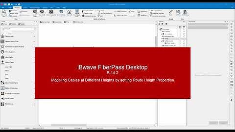 iBwave FiberPass: Cable Route Heights