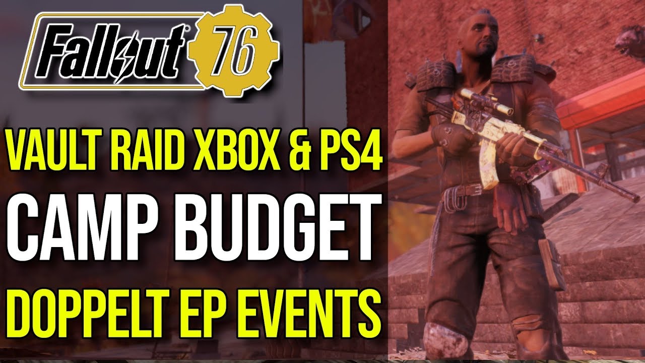 Vault Raid für Konsole | Doppelte EP & Camp Budged | Aus dem Vault | Fallout 76