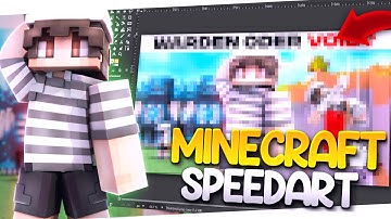 Creating a Minecraft Thumbnail with Blender | Speedart [44]