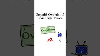 Unpaid overtime Federal law can make your boss pay twice #Shorts