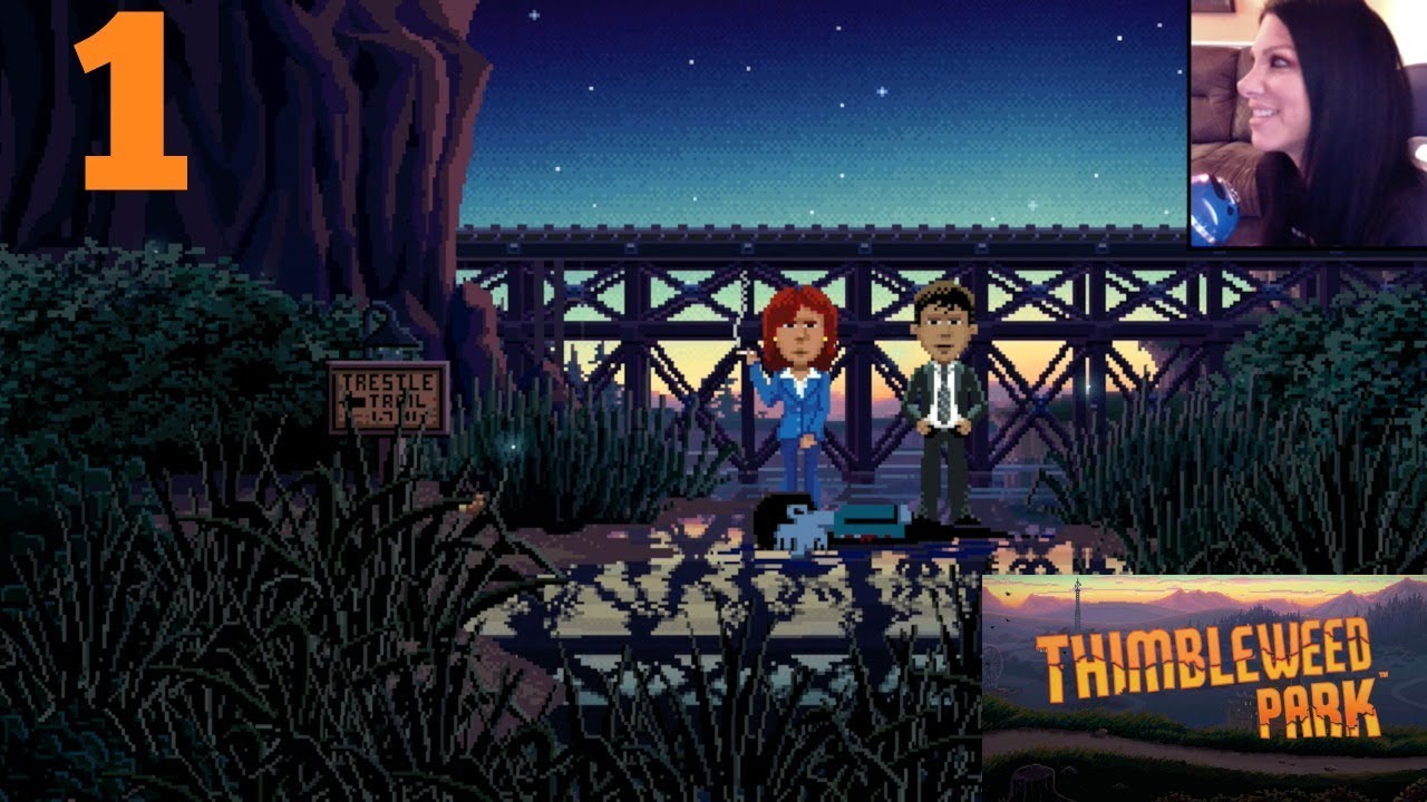 THIMBLEWEED PARK THE BODY PART 1 PS4 GAMEPLAY WALKTHROUGH YouTube