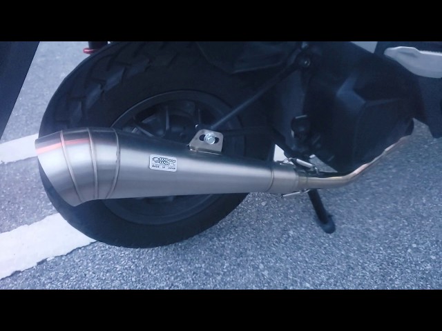 HONDA ホンダ リード 125 JF45 REALIZE メガホンマフラー バイク HONDA ホンダ リード 125 JF45 REALIZE メガホンマフラー