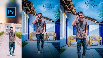 Photoshop Tutorial || How To Change Background In Photoshop Tapash Editz Editician Zone U2 Studio